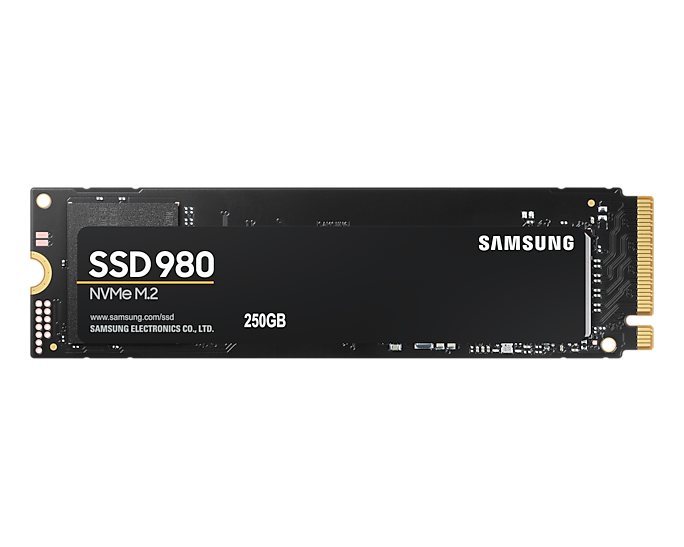 Samsung 250GB 980 SSD NVMe M.2 disk