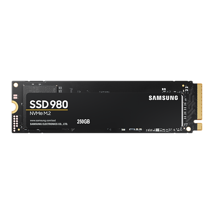Samsung 250GB 980 SSD NVMe M.2 disk