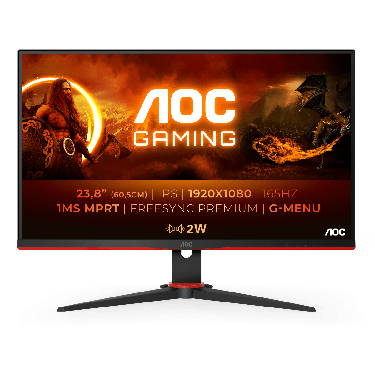 AOC 24G2SPAE 23,8'' IPS 165Hz gaming monitor