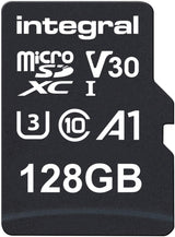 Integral 128GB High Speed microSDHC/XC V10 UHS-I U1