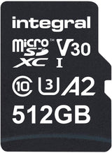 Integral 512GB Professional High Speed 180MB/s microSDXC V30 UHS-I U3