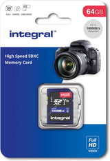 Integral 64GB SD Card High Speed Memory SDXC Up To 100MB/S V10 UHS U1