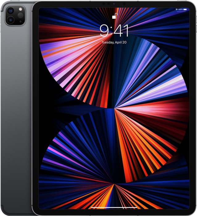 Obnovljen iPad Pro 5 12.9" (256GB Wifi) Razred A, Space Gray, Cellular