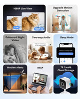 SONOFF notranja videonadzorna kamera CAM-S2, 1080P, Wi-Fi