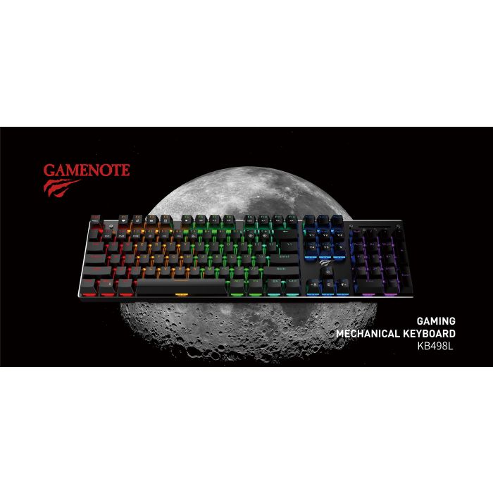 HAVIT Gamenote USB mehanska tipkovnica HV-KB498L - SLO znaki