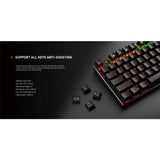 HAVIT Gamenote USB mehanska tipkovnica HV-KB498L - SLO znaki