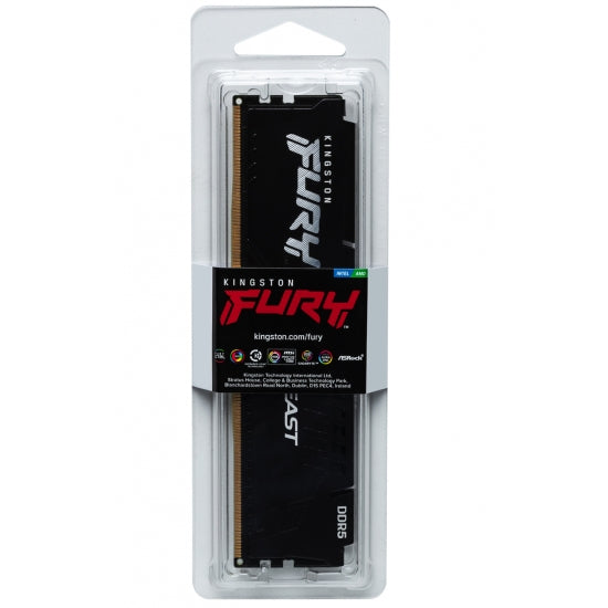 Kingston Fury Beast 16GB DDR5-4800 DIMM PC5-38400 CL40, 1.1V