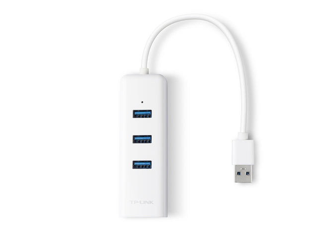 TP-LINK UE330 USB 3.0 3 portni HUB & RJ45 Gigabit Ethernet adapter