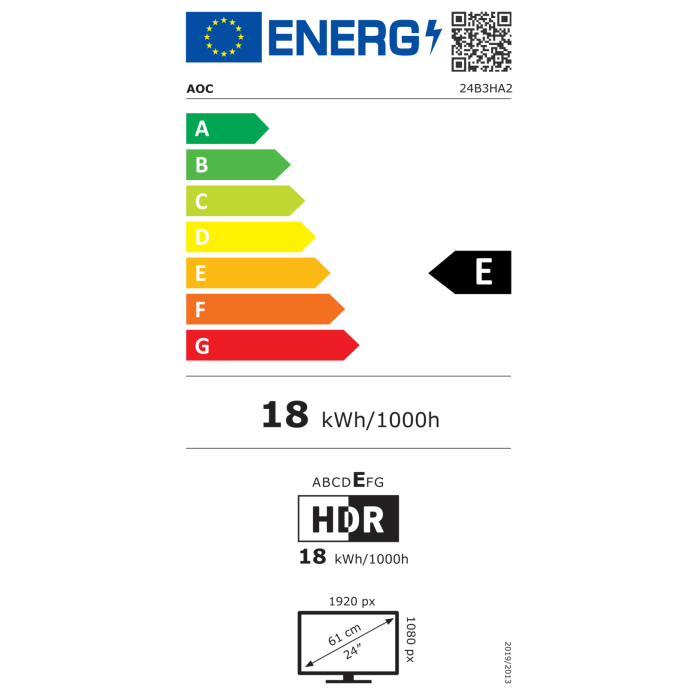AOC 24B3HA2 23,8" IPS FHD 100Hz monitor