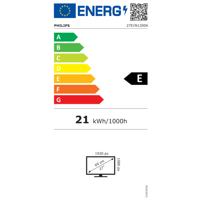 Philips 27E1N1200A 27" IPS FHD 120Hz monitor