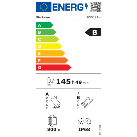 Blackview pametni robustni telefon ROCK 1 Pro 8/256GB, črn