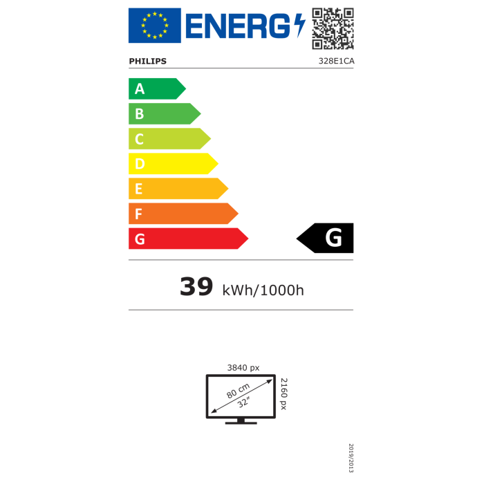 Philips 328E1CA 31,5" VA UHD 60Hz monitor