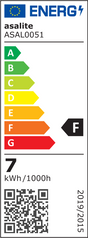 ASALITE LED sijalka GU10 7W 3000K 560lm