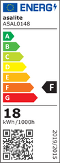 ASALITE LED sijalka E27 18W 6500K 1620lm