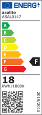 ASALITE LED sijalka E27 18W 3000K 1620lm