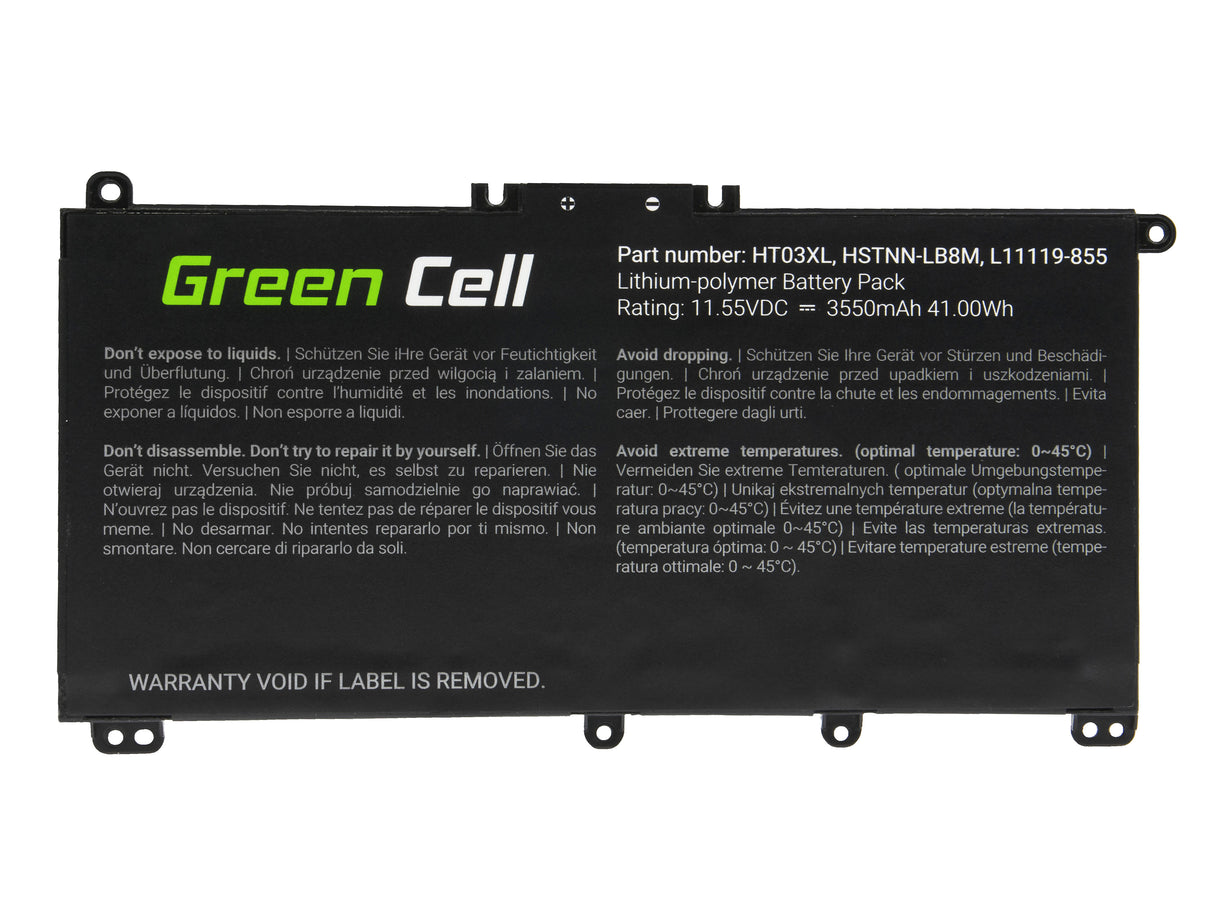 Green Cell baterija HT03XL L11119-855 za HP 250 G7 G8 255 G7 G8 240 G7 G8 245 G7 G8 470 G7, HP 14 15 17, HP Pavilion 14 15