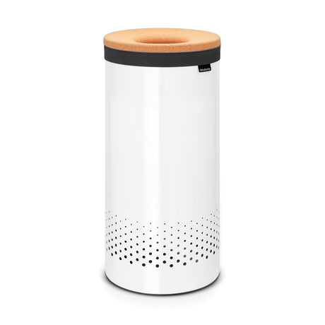 Brabantia koš za perilo 35L okrogel, bel
