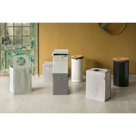 Brabantia koš za perilo 35L okrogel, bel