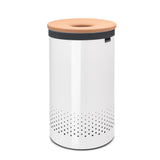 Brabantia koš za perilo 60L okrogel, bel