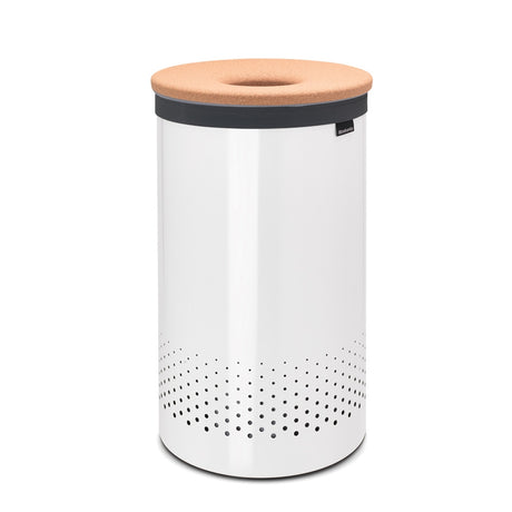 Brabantia koš za perilo 60L okrogel, bel
