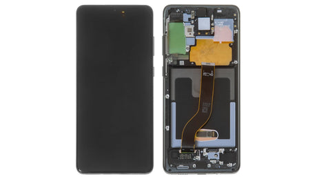 SAMSUNG GALAXY S20 PLUS TOUCH+LCD+FRAME BLACK SERVICE PACK