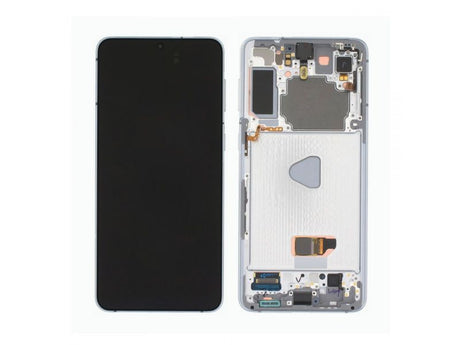 SAMSUNG GALAXY S21 PLUS TOUCH+LCD+FRAME PHANTOM SILVER SERVICE PACK