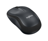 Logitech M220 Silent brezžična miška, črna