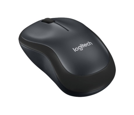 Logitech M220 Silent brezžična miška, črna
