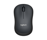 Logitech M220 Silent brezžična miška, črna
