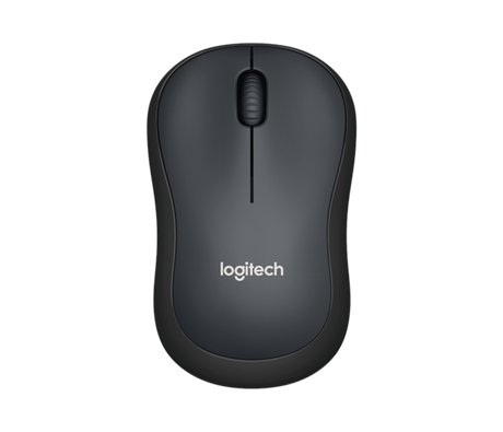 Logitech M220 Silent brezžična miška, črna