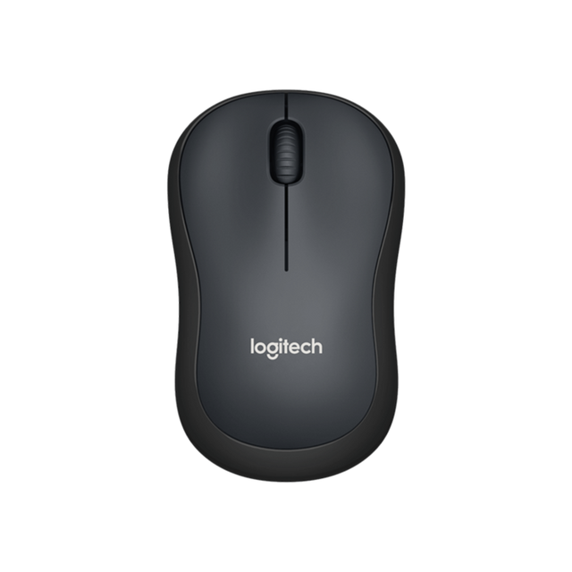 Logitech M220 Silent brezžična miška, črna