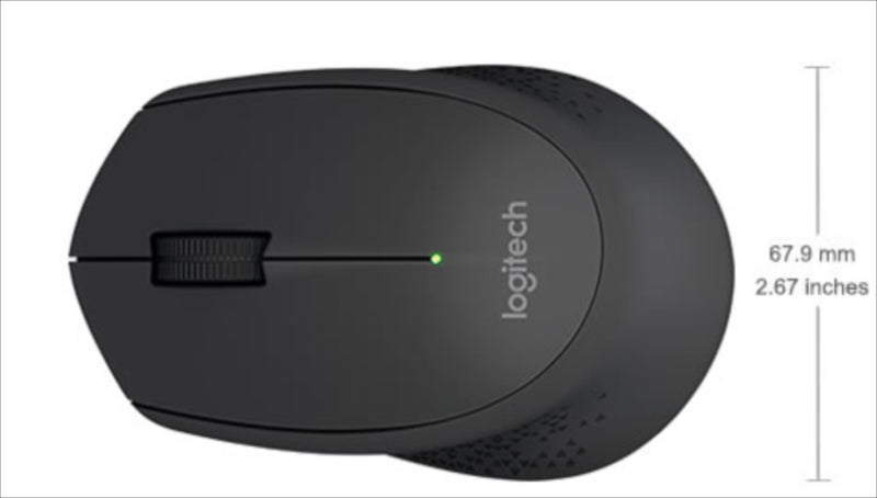 Logitech M280 Wireless miška, črna