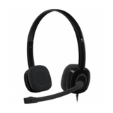 Logitech H151 slušalke stereo z mikrofonom - črne
