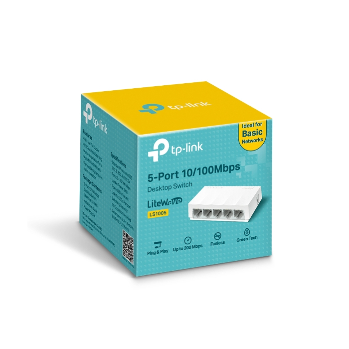 TP-LINK LS1005 5 port 100Mbps mrežno stikalo / switch