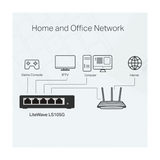TP-LINK LS105G 5 port Gigabit mrežno stikalo / switch