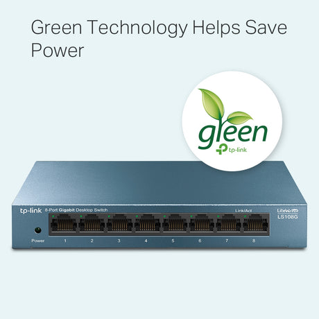 TP-LINK LS108G 8 port Gigabit mrežno stikalo / switch