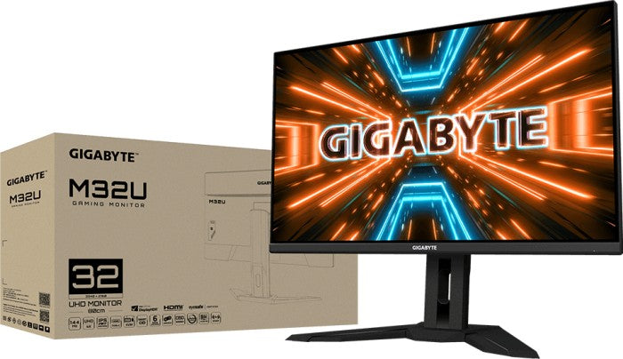 GIGABYTE M32U 32'' Gaming IPS monitor, 3840 x 2160, 1ms, 144Hz, zvočniki, HDR400