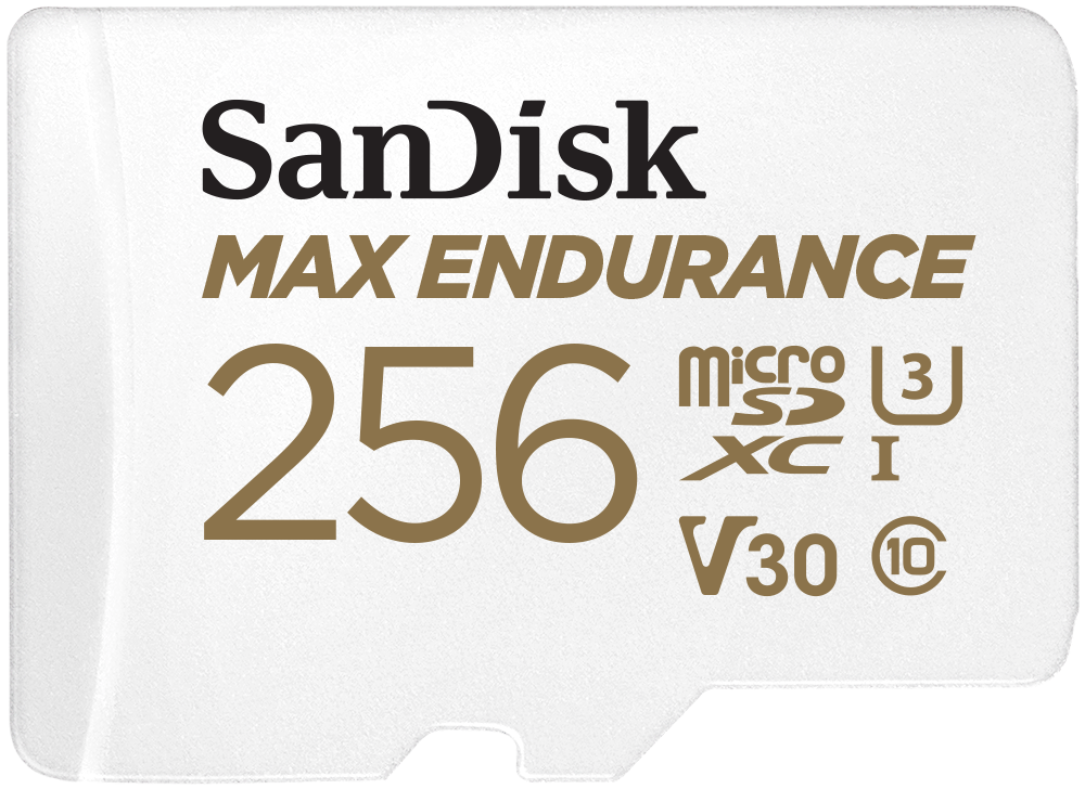 SanDisk MAX ENDURANCE microSDXC 256GB + SD Adapter