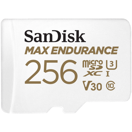 SanDisk MAX ENDURANCE microSDXC 256GB + SD Adapter