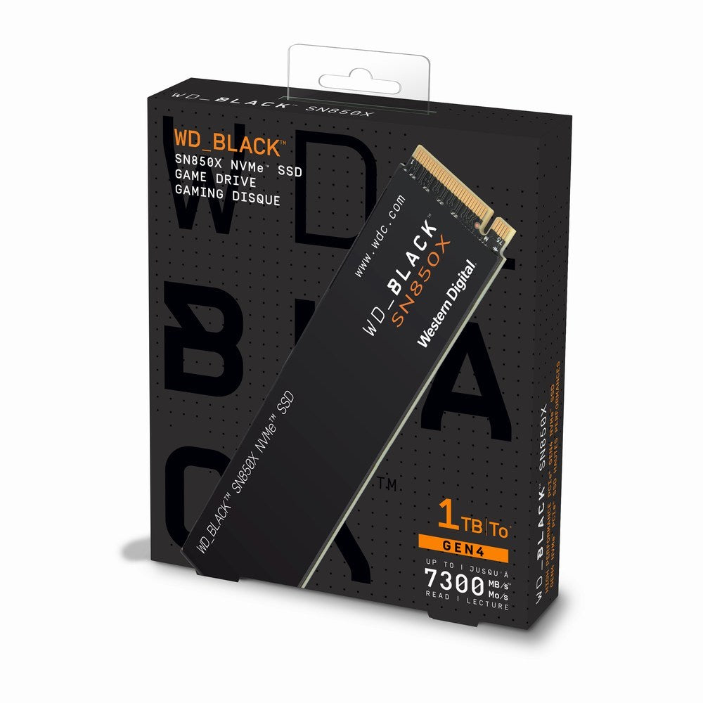 WD 1TB SSD BLACK SN850X M.2 NVMe x4 Gen4 s hladilnikom