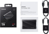 Samsung T9 zunanji SSD 1TB Type-C USB 3.2 Gen2x2 V-NAND UASP, črn