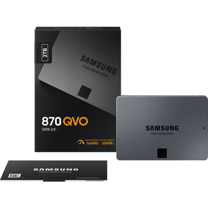 Samsung 2TB 870 QVO SSD SATA3 2.5 disk