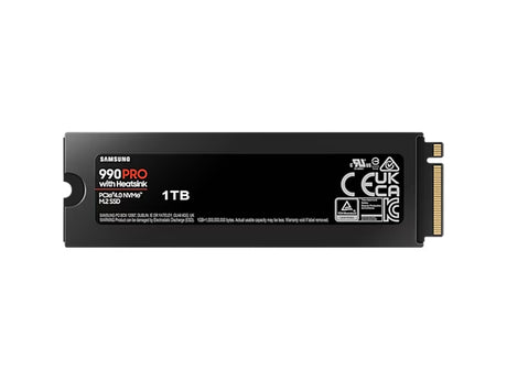 Samsung 990 PRO HeatSink SSD 1TB M.2 80mm PCI-e 4.0 x4 NVMe, V-NAND,