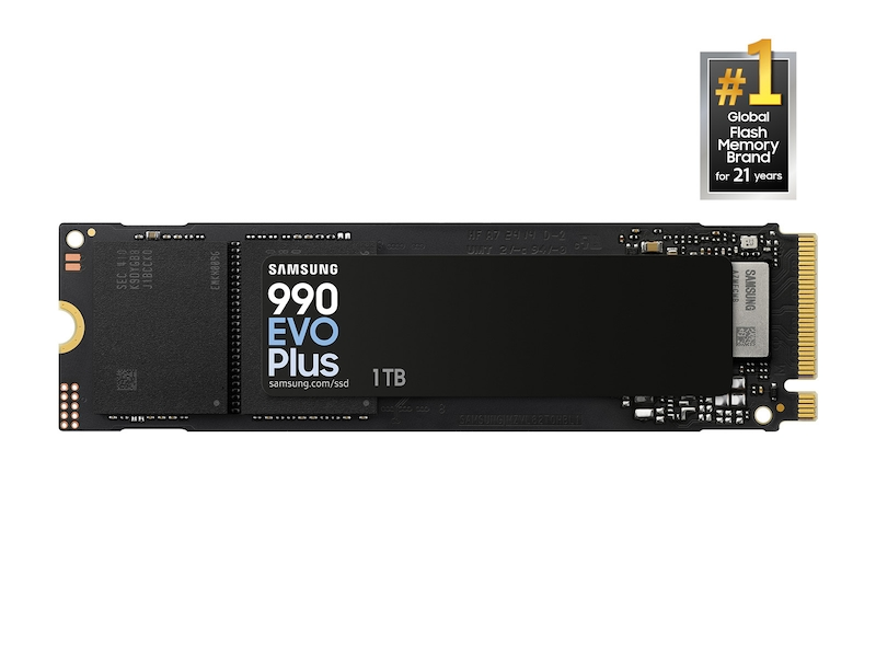 Samsung 1TB 990 EVO Plus M.2 80mm PCI-e 5.0 x2 NVMe, V-NAND
