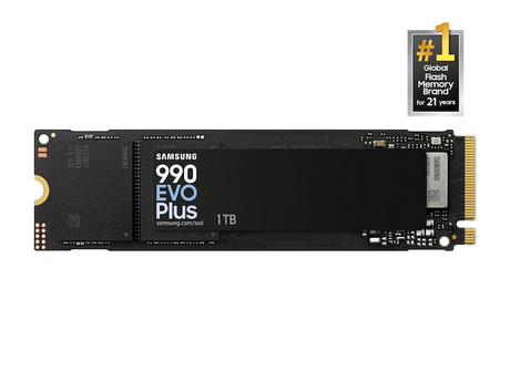 Samsung 1TB 990 EVO Plus M.2 80mm PCI-e 5.0 x2 NVMe, V-NAND