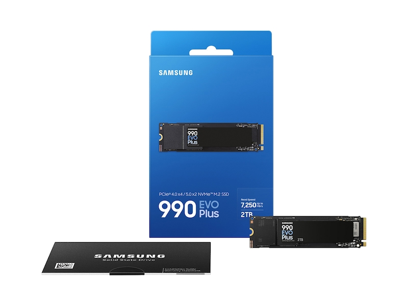 Samsung 2TB 990 EVO Plus M.2 80mm PCI-e 5.0 x2 NVMe, V-NAND