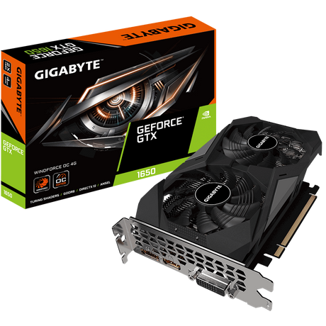 Grafična kartica GIGABYTE GeForce GTX 1650 D6 WINDFORCE OC 4G, 4GB GDDR6, PCI-E 3.0