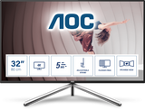 AOC U32U1 31,5" IPS 4k monitor - dizajn Studio F.A. Porsche