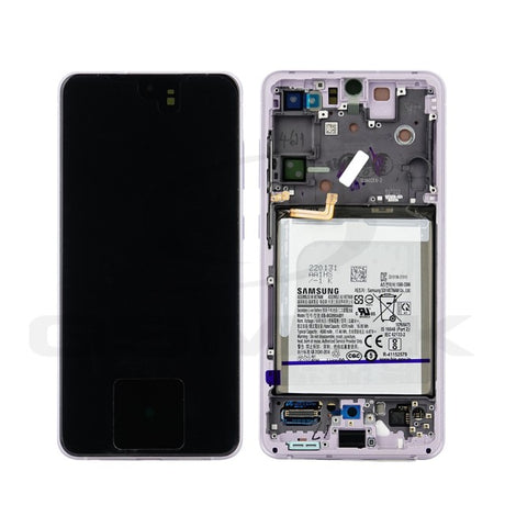 SAMSUNG GALAXY S21 FE 5G TOUCH+LCD+FRAME VIOLET ORIGINAL SERVICE PACK