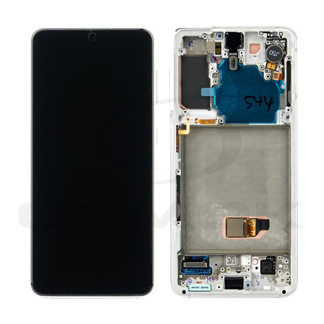 SAMSUNG GALAXY S21 TOUCH+LCD+FRAME PHANTOM WHITE SERVICE PACK